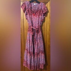 Gap floral midi dress